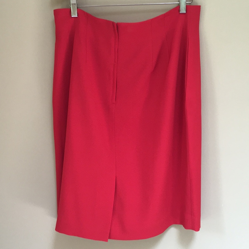 Saville Vintage Red Suit Blazer/Skirt Sz 16 - Picture 5 of 11